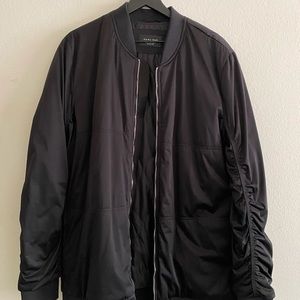 ZARA Longer Length Bomber Jacket
